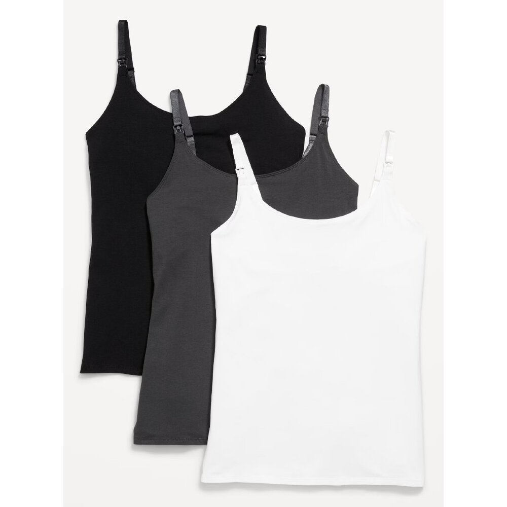 Old Navy Nursing Tank Tops 3-Pack Women’s L NWOT